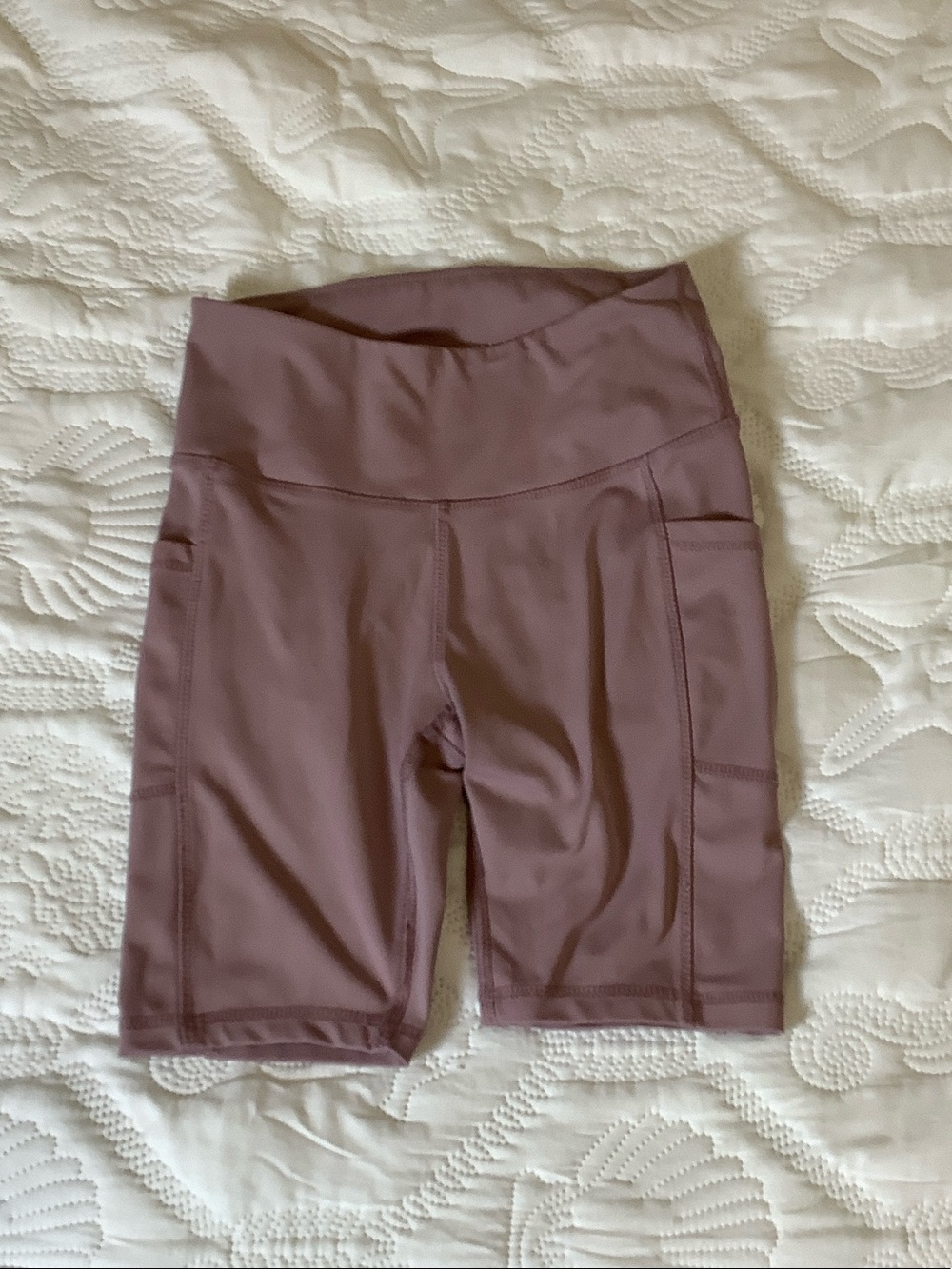 Polo by Ralph Lauren Mauve Bike Shorts with Side Pockets women’s small